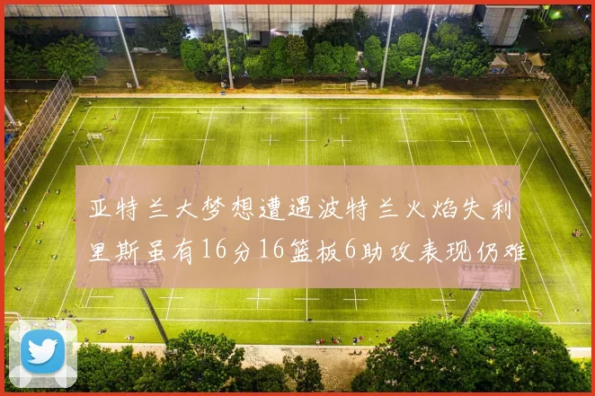 亚特兰大梦想遭遇波特兰火焰失利里斯虽有16分16篮板6助攻表现仍难救主